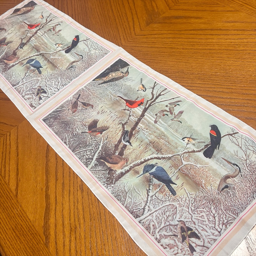 1979 National Wildlife FederationCollectorsBirdlife Photograph Vintage Scarf